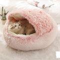 Calming Donut Pet Bed - Ultra Soft Long Plush Bed for Better Sleep