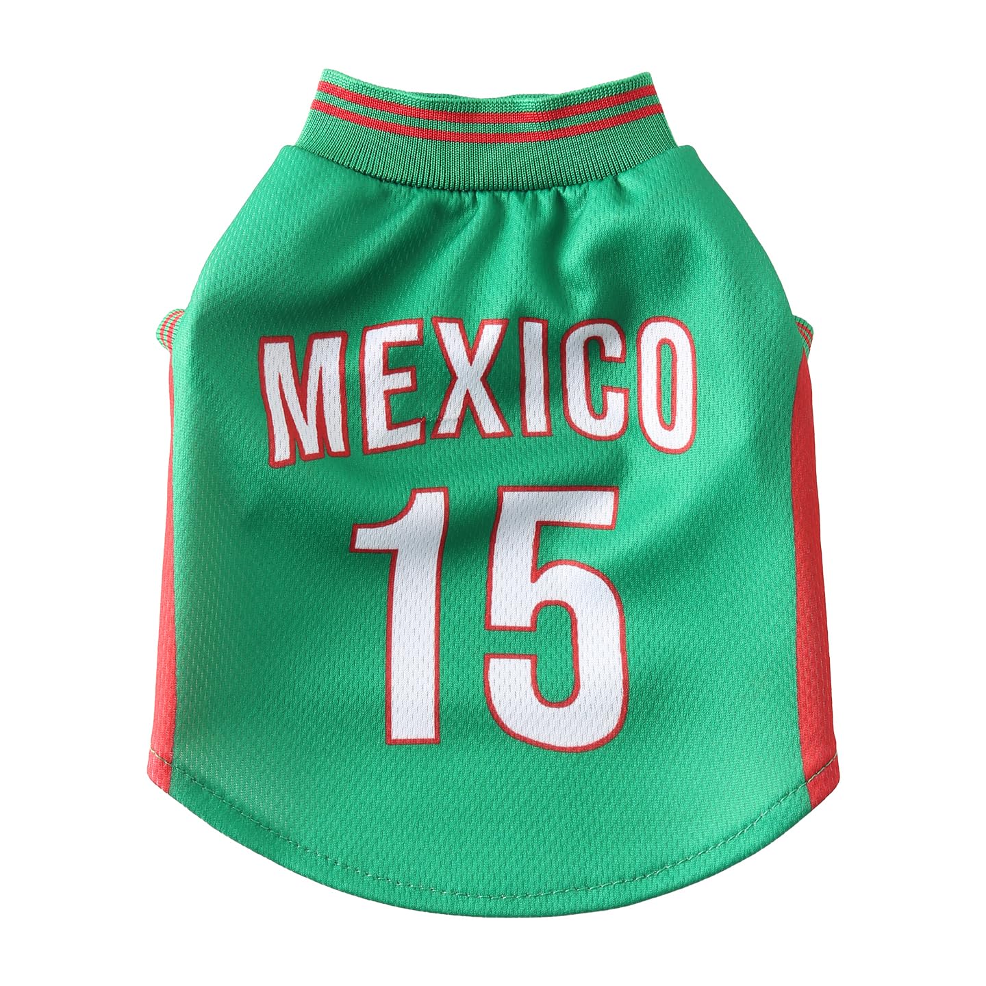 Mexico Pet Soccer Jersey - Soft & Breathable Dog Sports Apparel