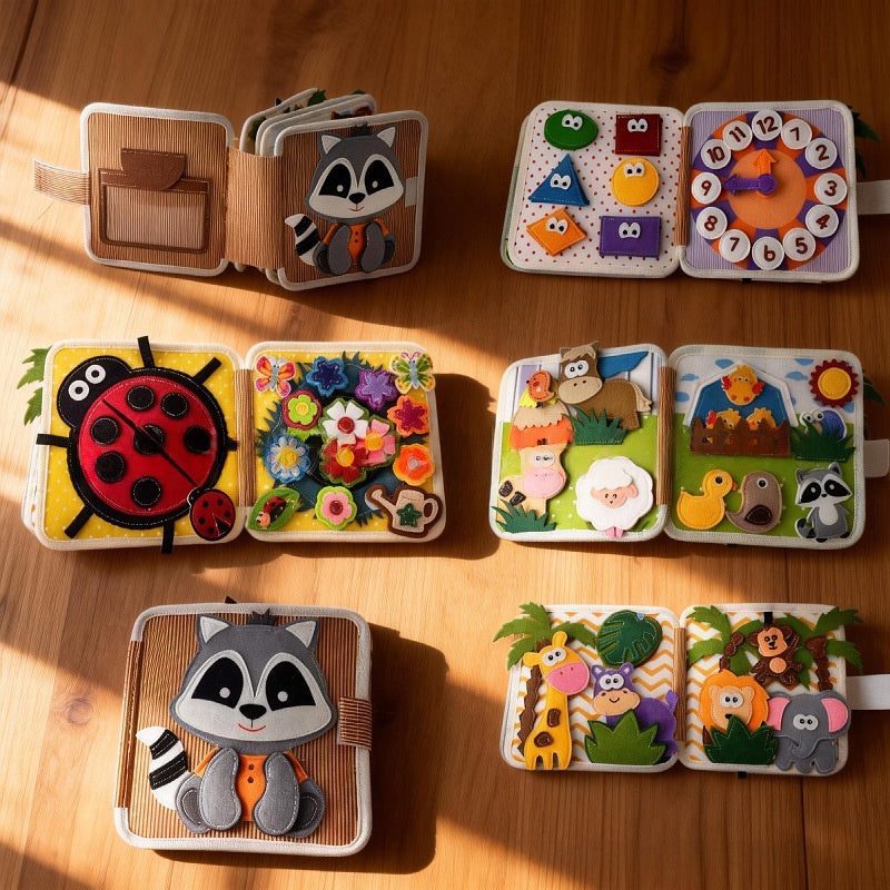 Little Fox Cloth Book Sensory Toy